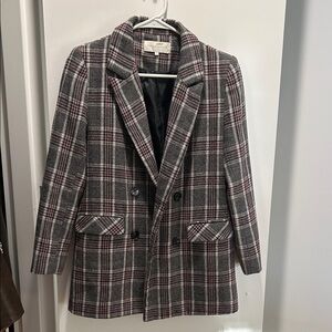 Plaid Blazer